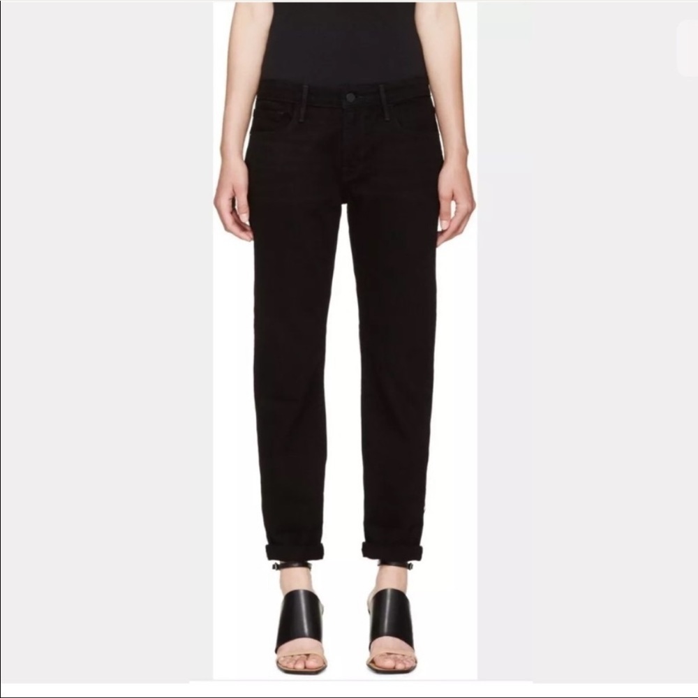 Frame- Black Le Grand Garçon Sussex Jeans Size 24